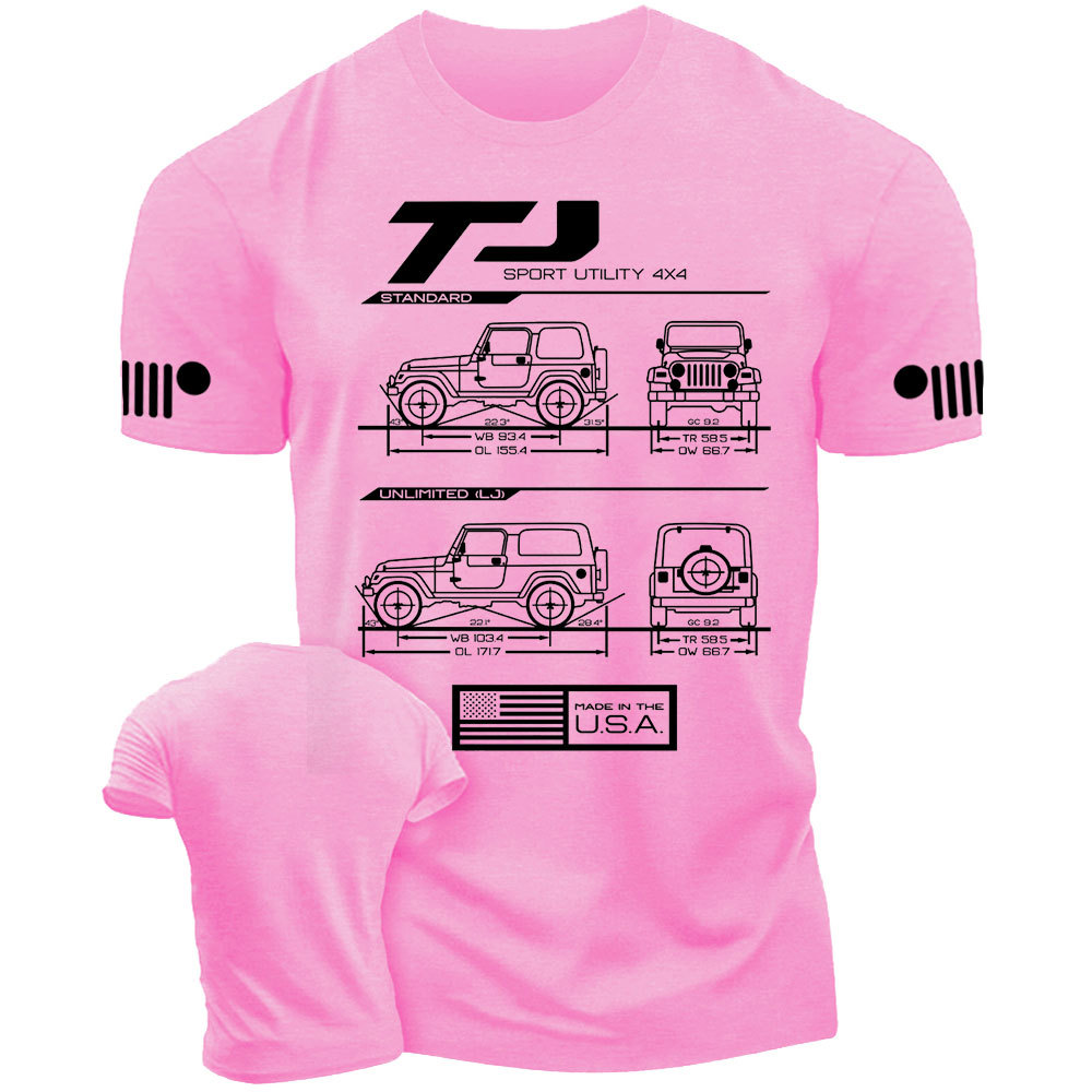 TJ/LJ Wrangler Blueprint Jp T-Shirt