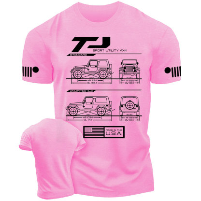 TJ/LJ Wrangler Blueprint Jp T-Shirt