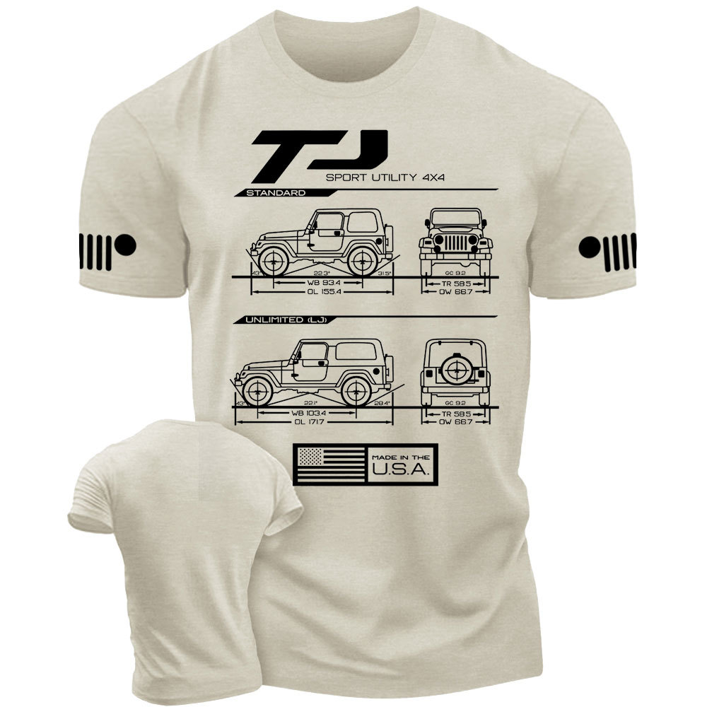 TJ/LJ Wrangler Blueprint Jp T-Shirt