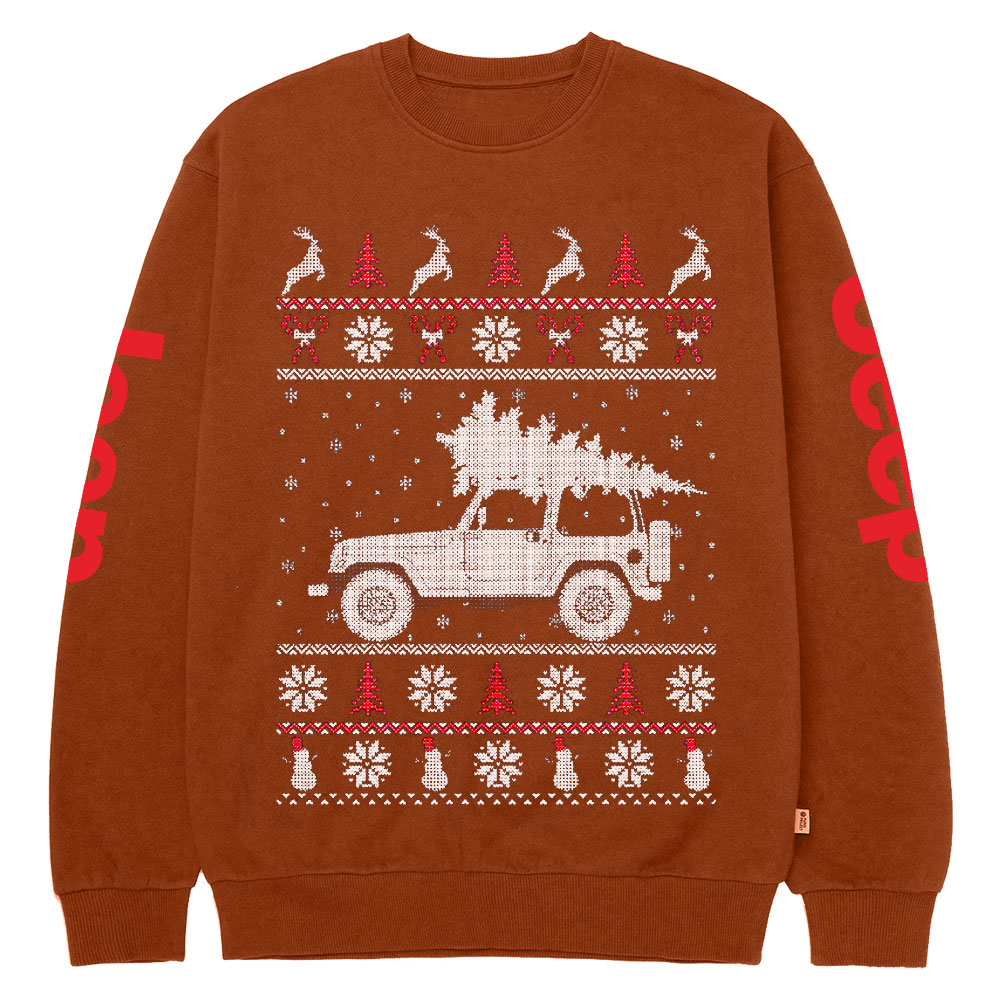 Jp TJ Christmas Ugly Crew Neck Sweatshirt