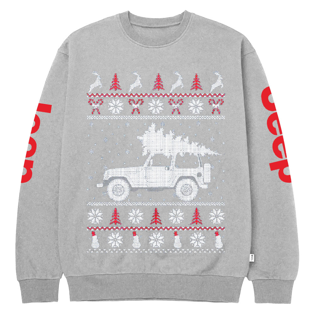 Jp TJ Christmas Ugly Crew Neck Sweatshirt