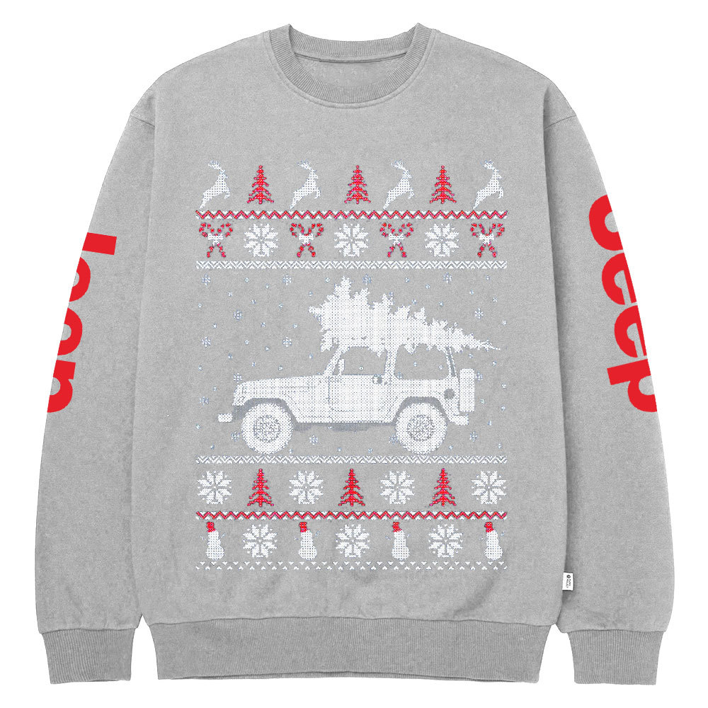 Jp TJ Christmas Ugly Crew Neck Sweatshirt