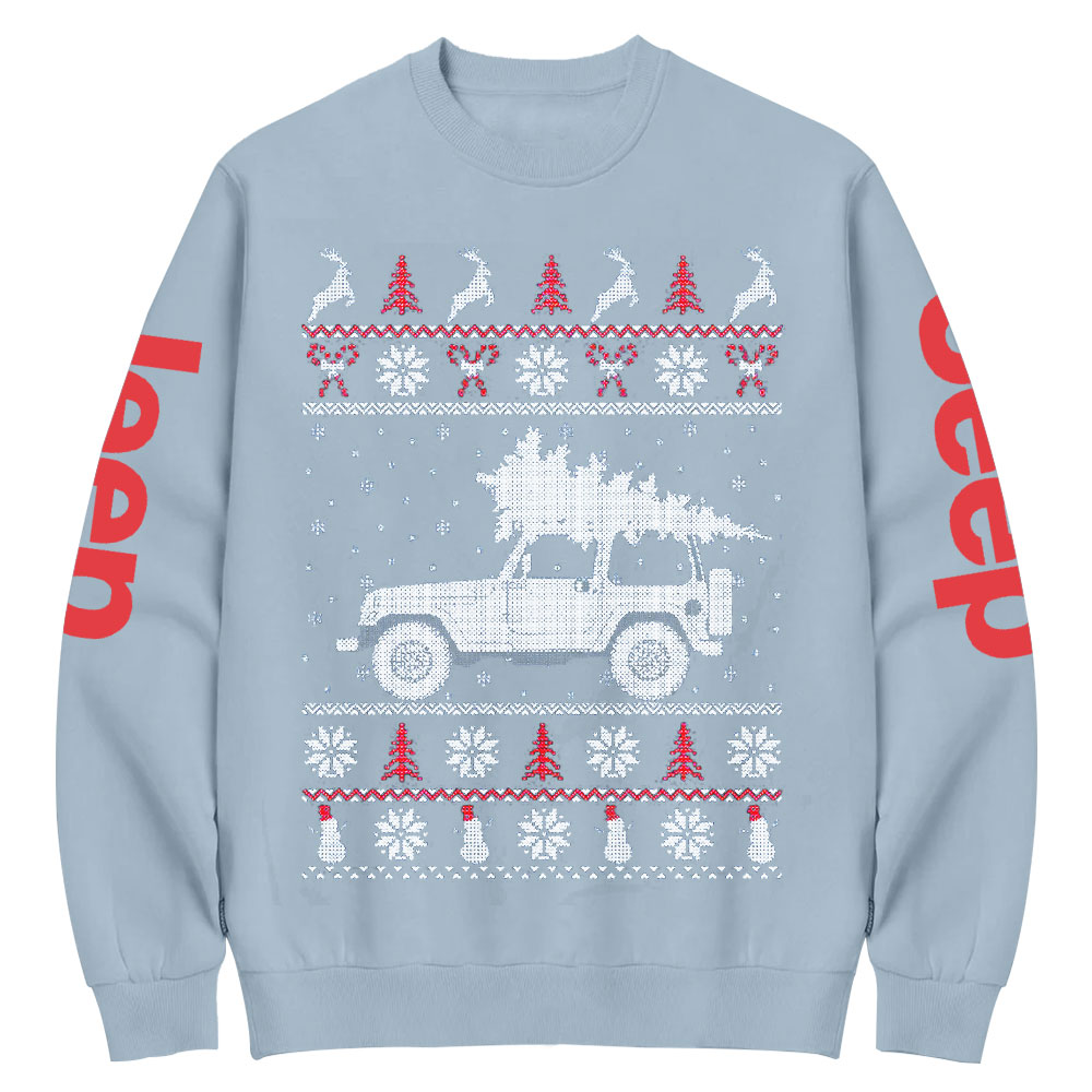 Jp TJ Christmas Ugly Crew Neck Sweatshirt