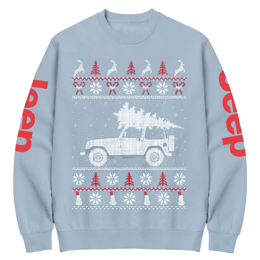 Jp TJ Christmas Ugly Crew Neck Sweatshirt
