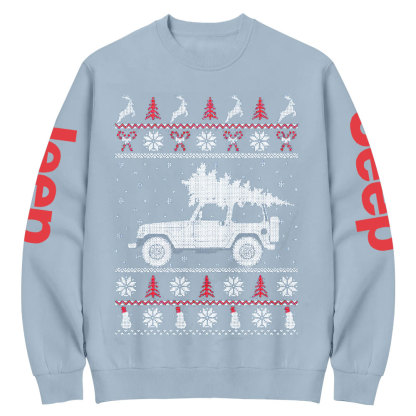 Jp TJ Christmas Ugly Crew Neck Sweatshirt