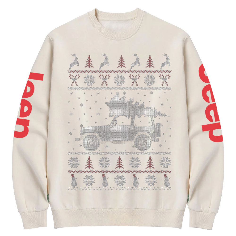 Jp TJ Christmas Ugly Crew Neck Sweatshirt