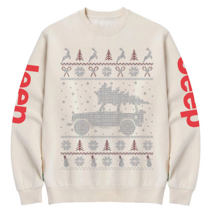 Jp TJ Christmas Ugly Crew Neck Sweatshirt