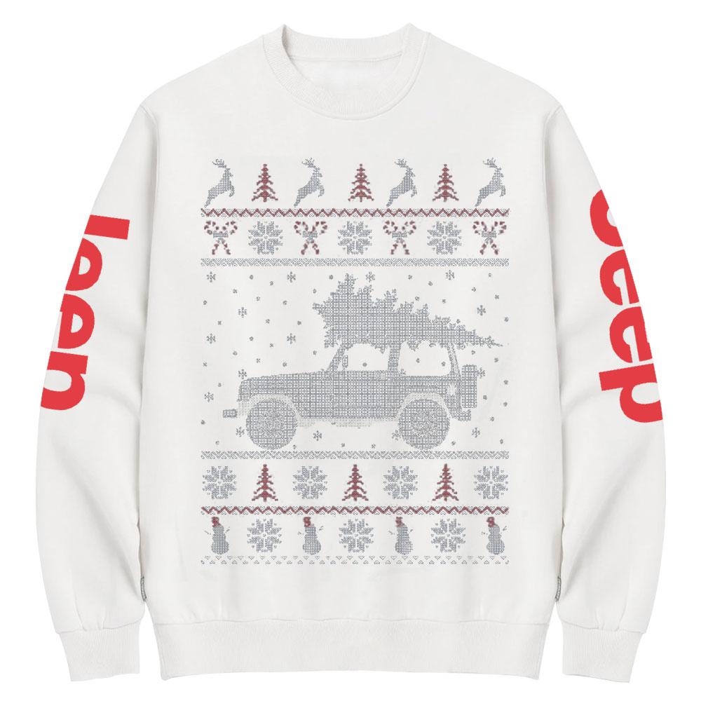 Jp TJ Christmas Ugly Crew Neck Sweatshirt