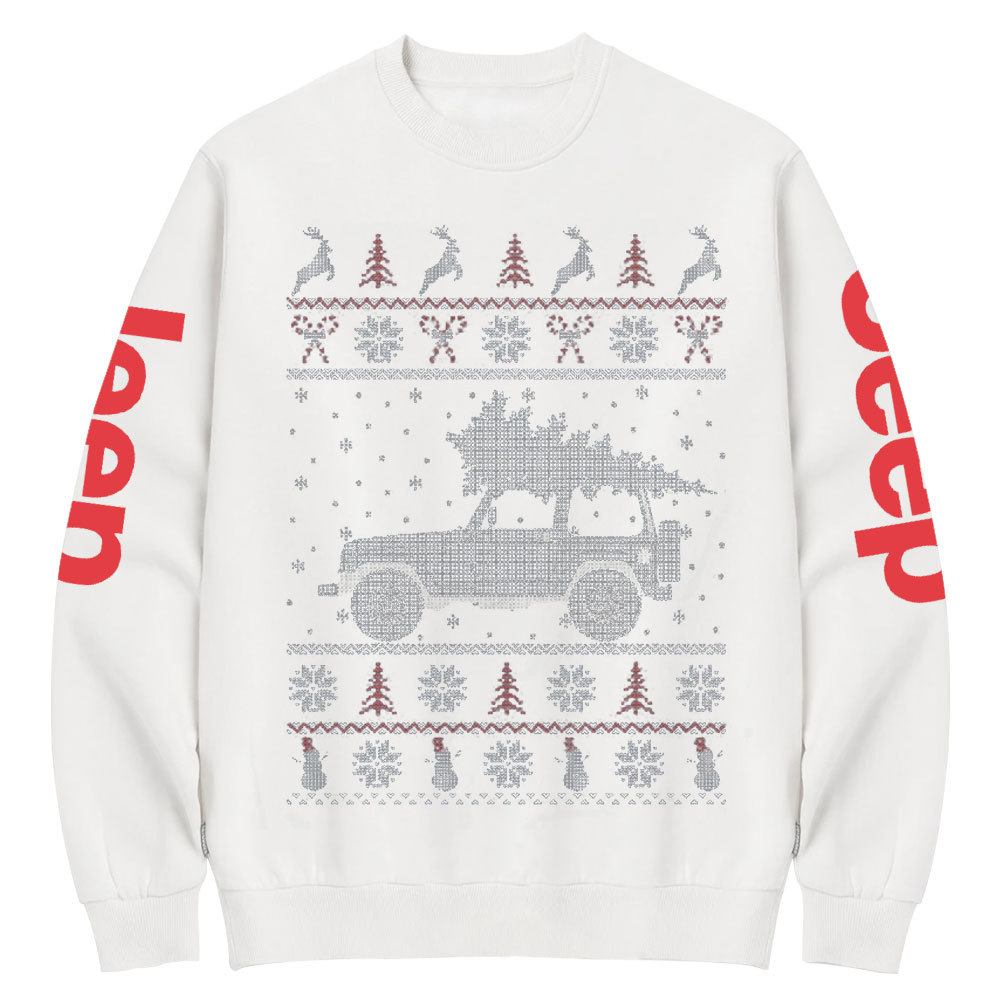 Jp TJ Christmas Ugly Crew Neck Sweatshirt