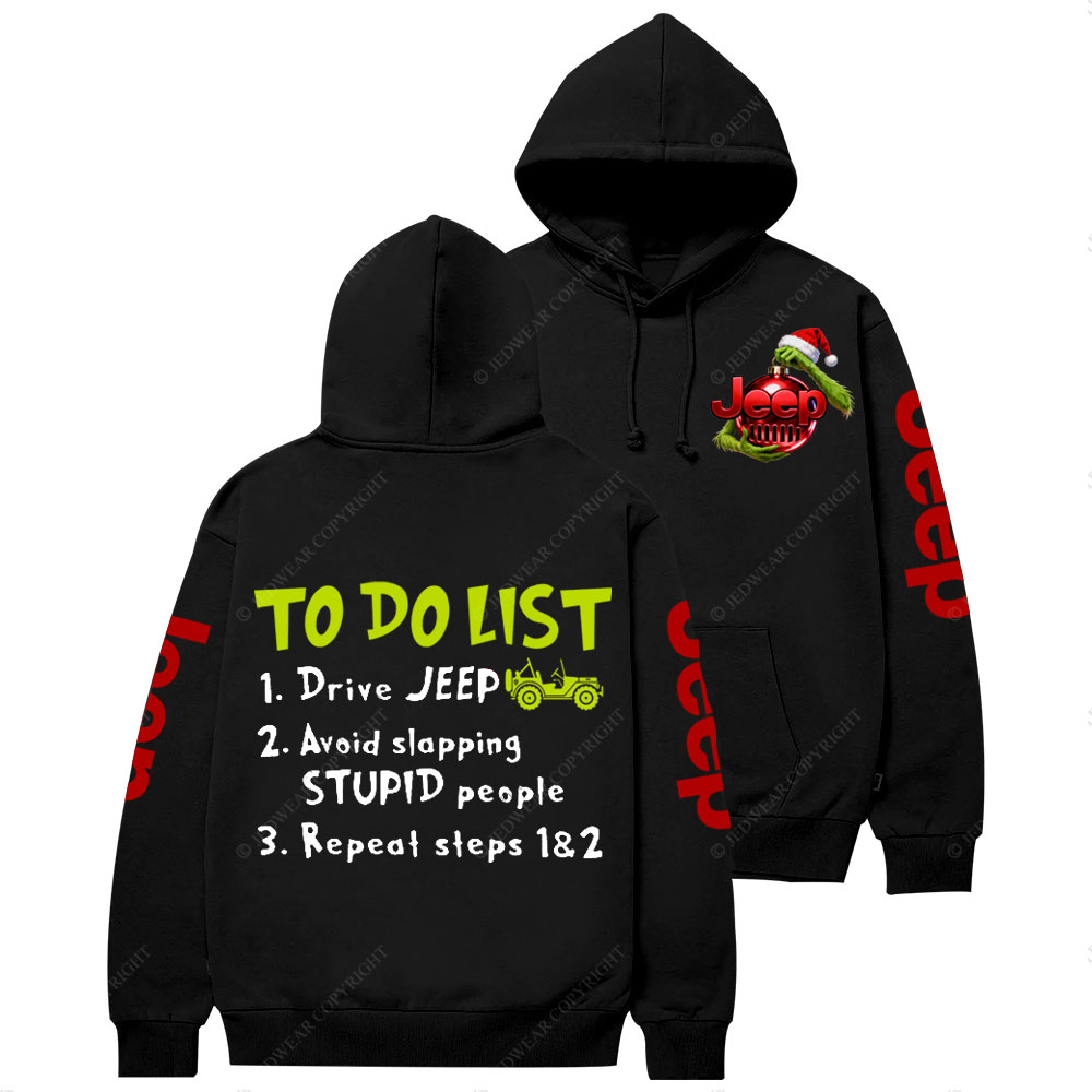 Jp Christmas To Do List Casual Hoodie