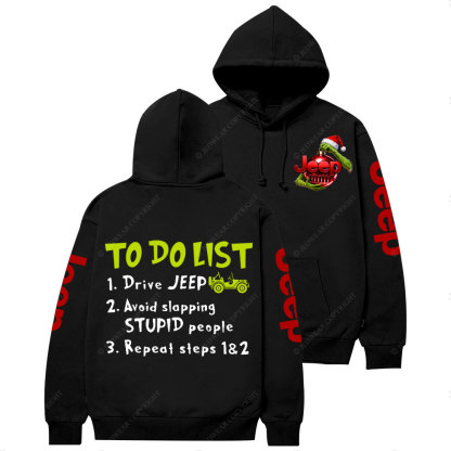 Jp Christmas To Do List Casual Hoodie