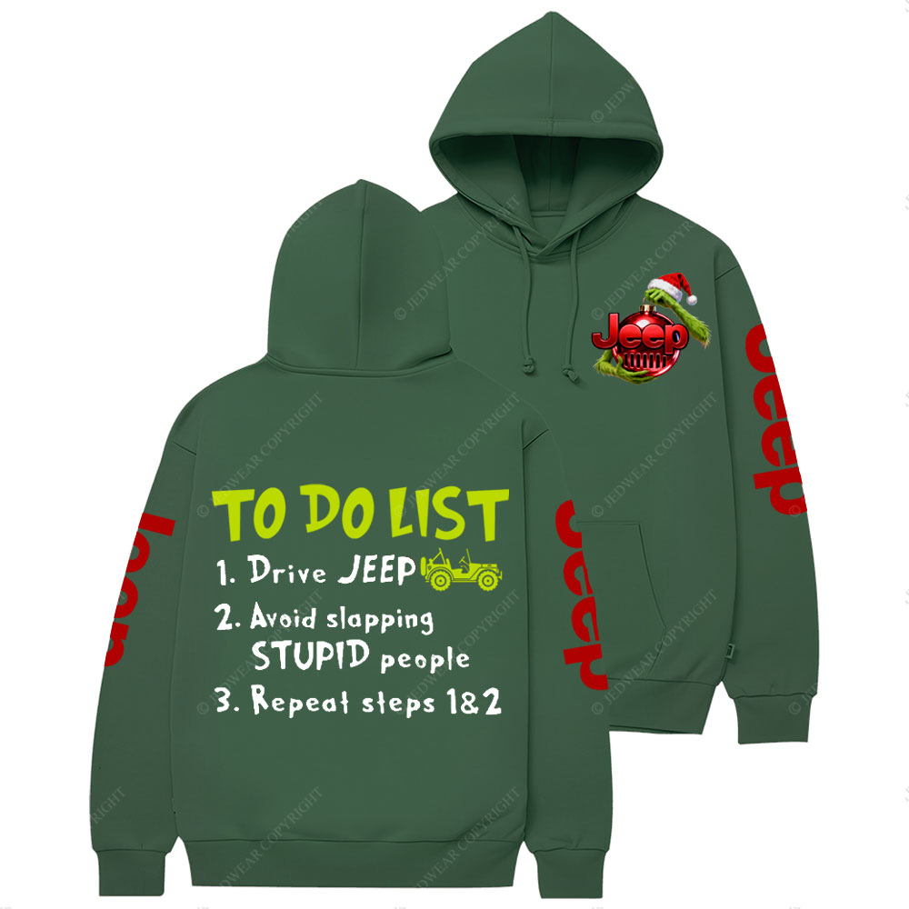 Jp Christmas To Do List Casual Hoodie