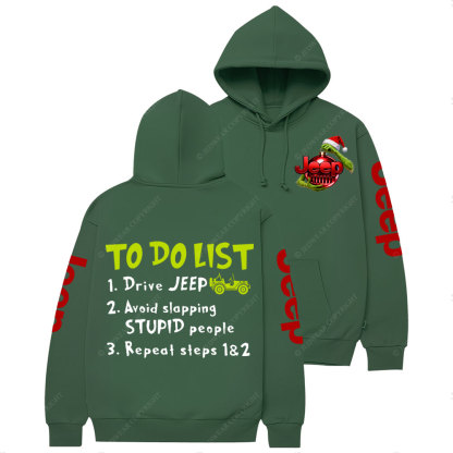 Jp Christmas To Do List Casual Hoodie