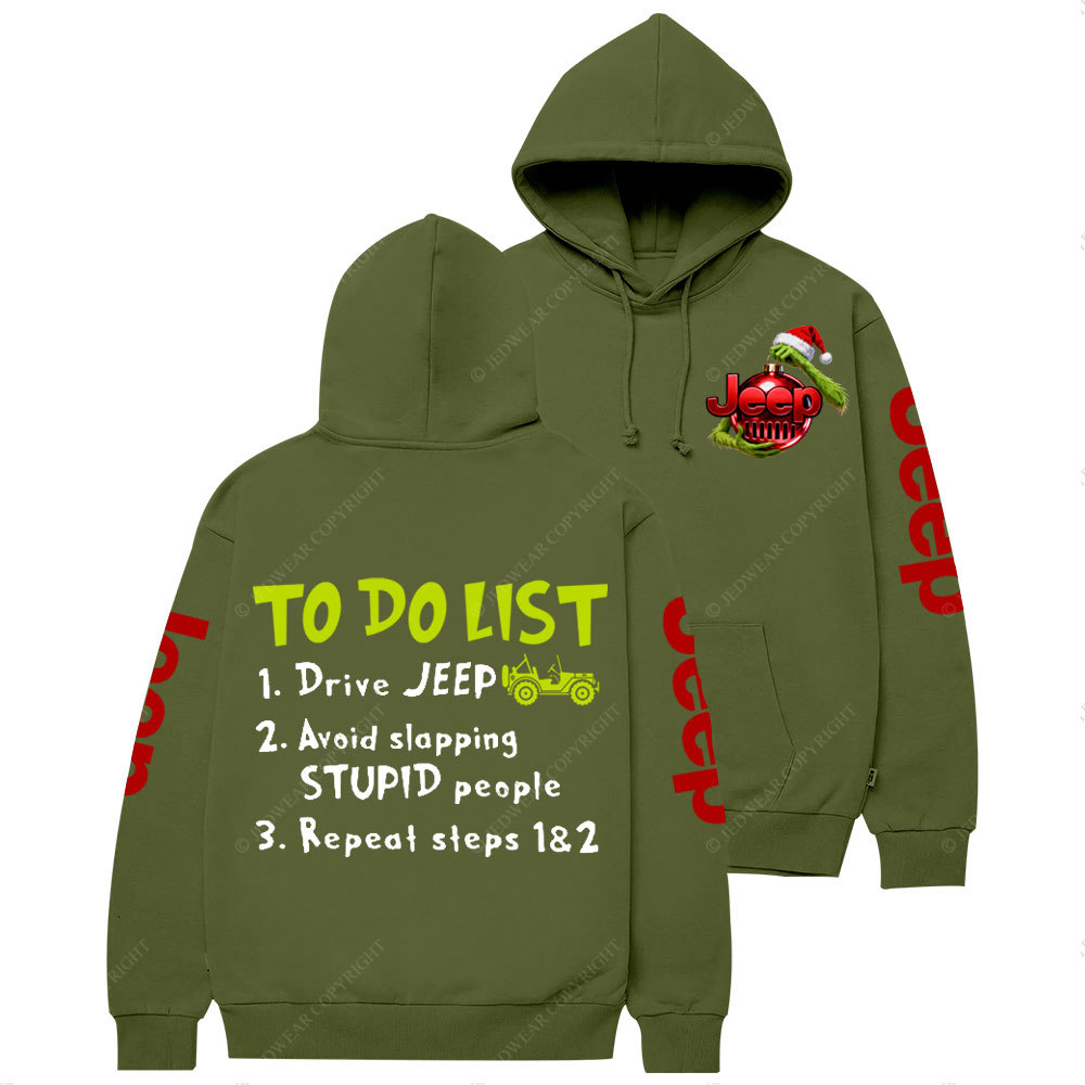 Jp Christmas To Do List Casual Hoodie