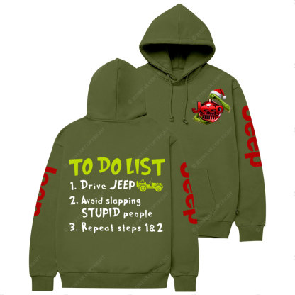 Jp Christmas To Do List Casual Hoodie