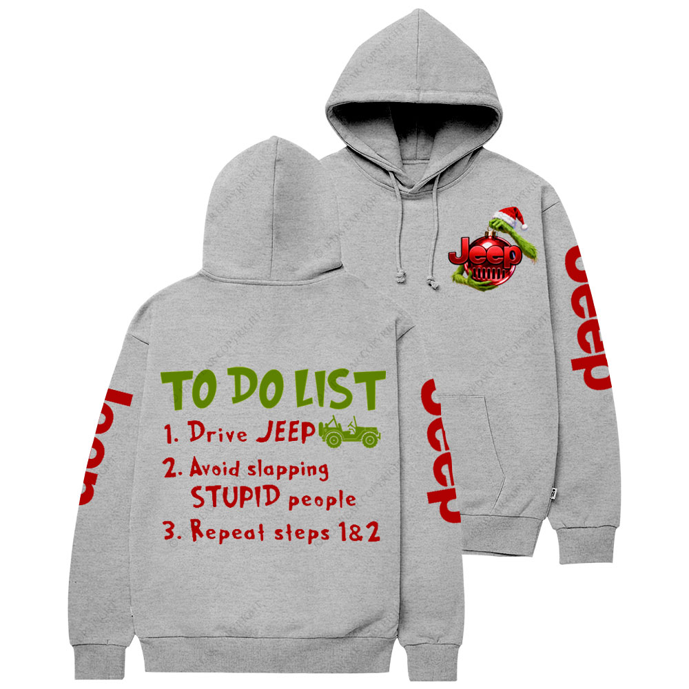 Jp Christmas To Do List Casual Hoodie