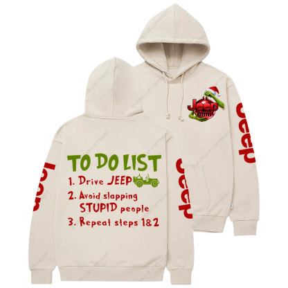 Jp Christmas To Do List Casual Hoodie