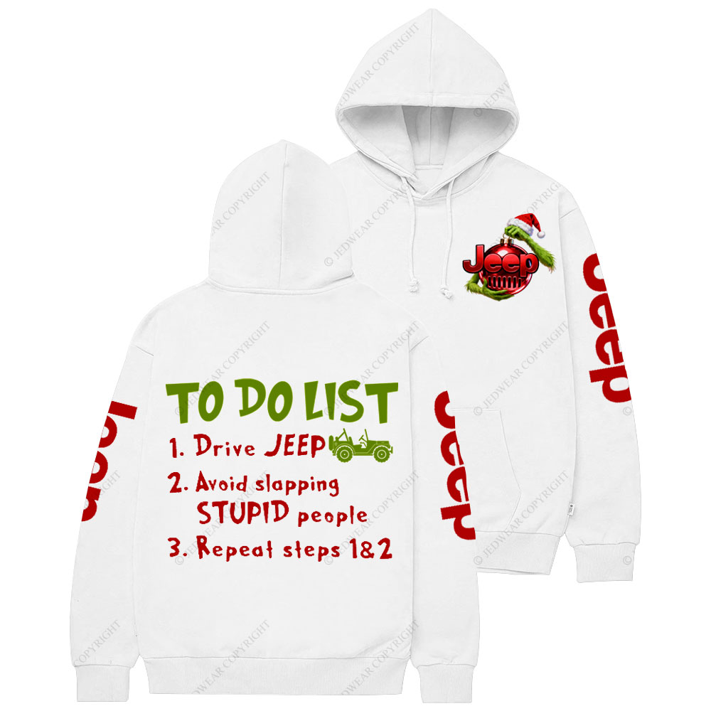 Jp Christmas To Do List Casual Hoodie