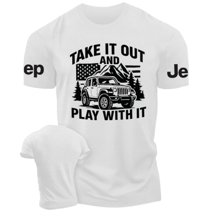 Take It Out And Play With It - Usa Flag Jp Tshirt
