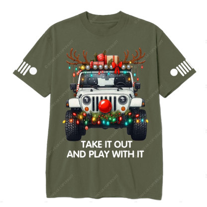 Take It Out and Play With It Jp Christmas T-Shirt