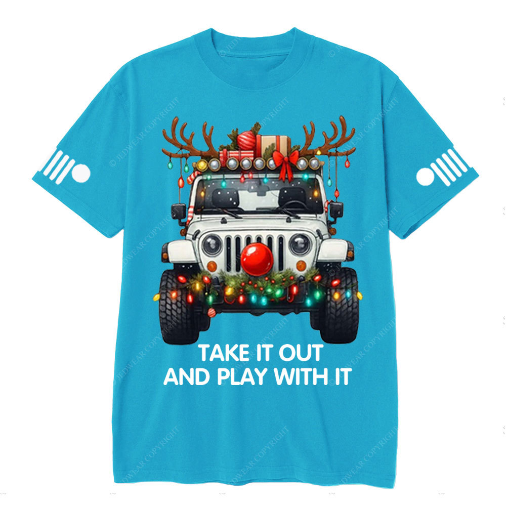 Take It Out and Play With It Jp Christmas T-Shirt