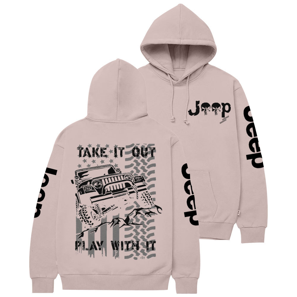 Jp American Flag Take It Out and Play With It Casual Hoodie