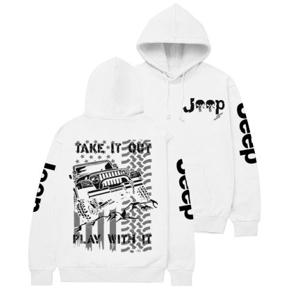 Jp American Flag Take It Out and Play With It Casual Hoodie