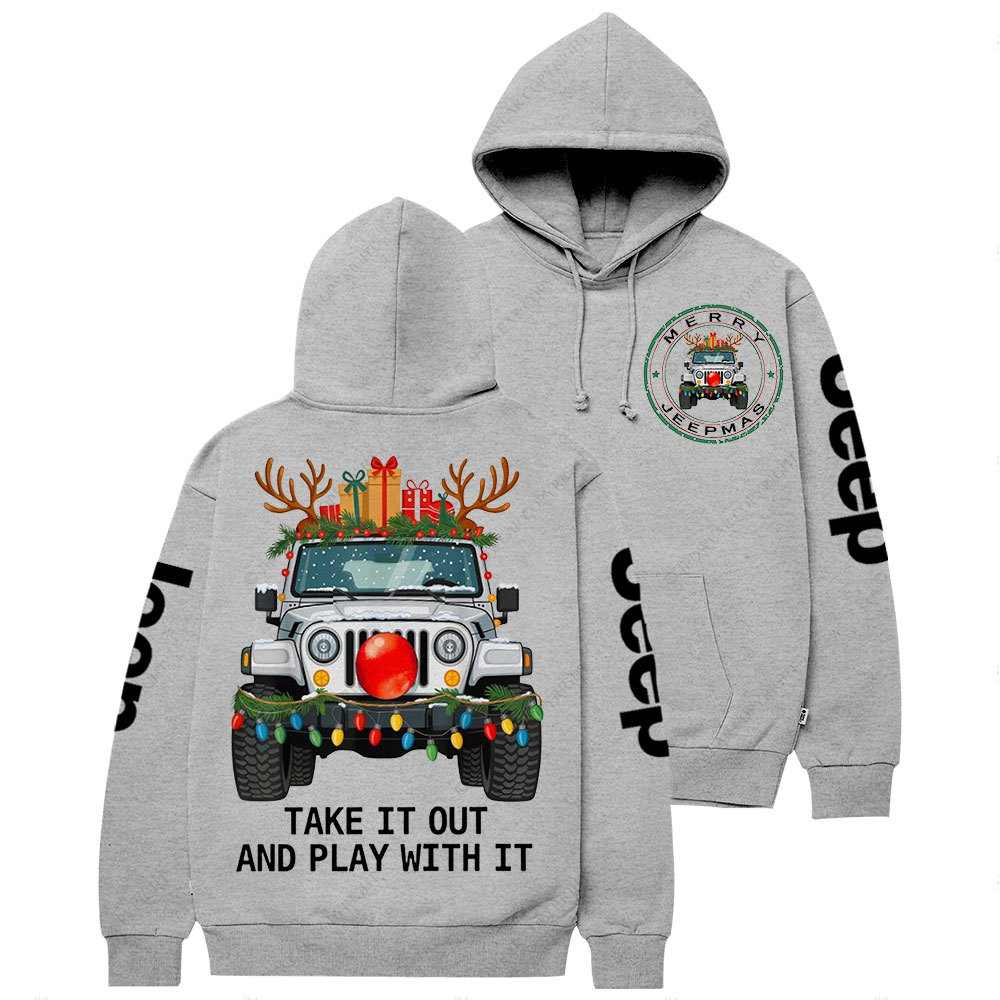 Merry Jpmas Take it Out and Play with It Casual Hoodie