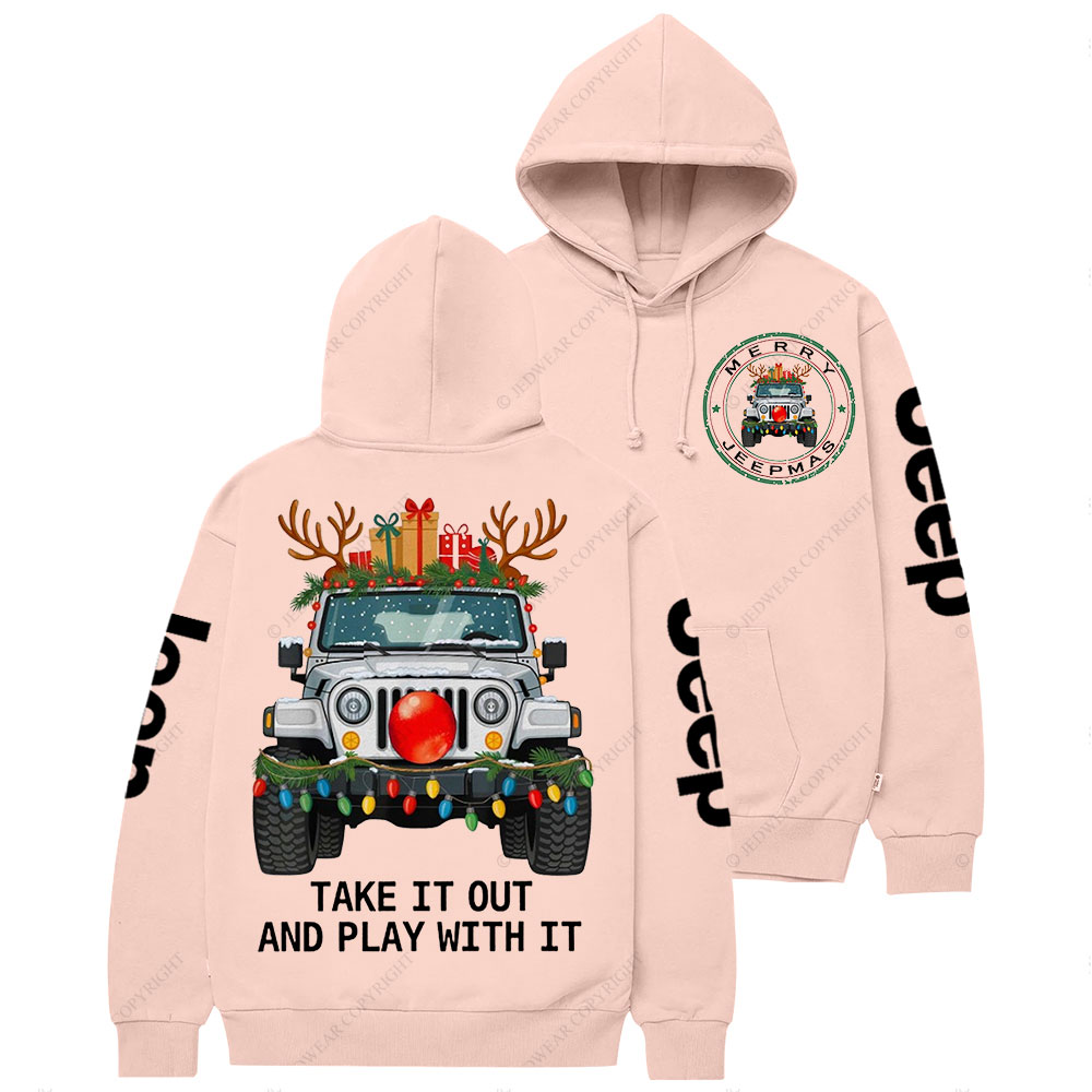 Merry Jpmas Take it Out and Play with It Casual Hoodie