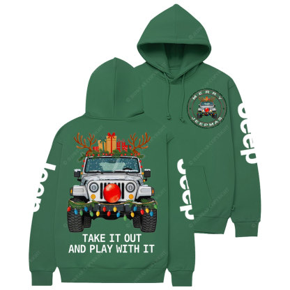 Merry Jpmas Take it Out and Play with It Casual Hoodie