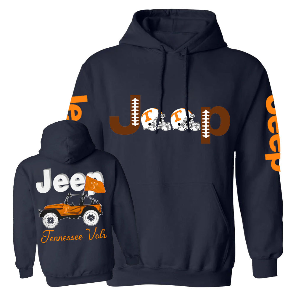 Jp Tennessee Football Flag Casual Hoodie