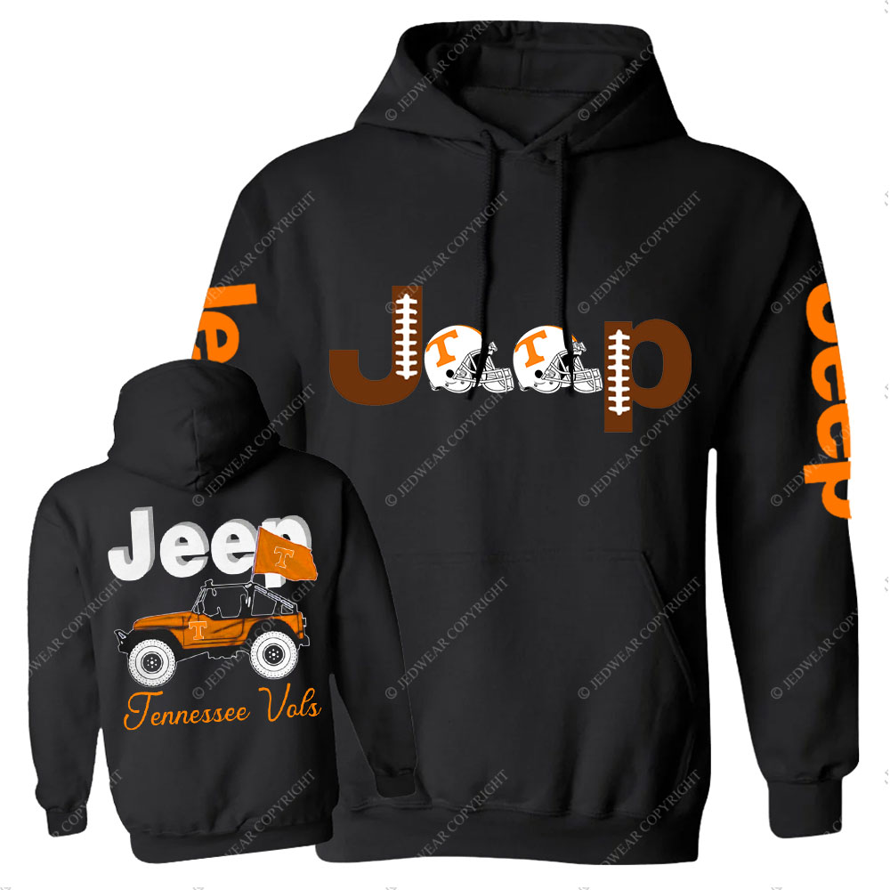 Jp Tennessee Football Flag Casual Hoodie