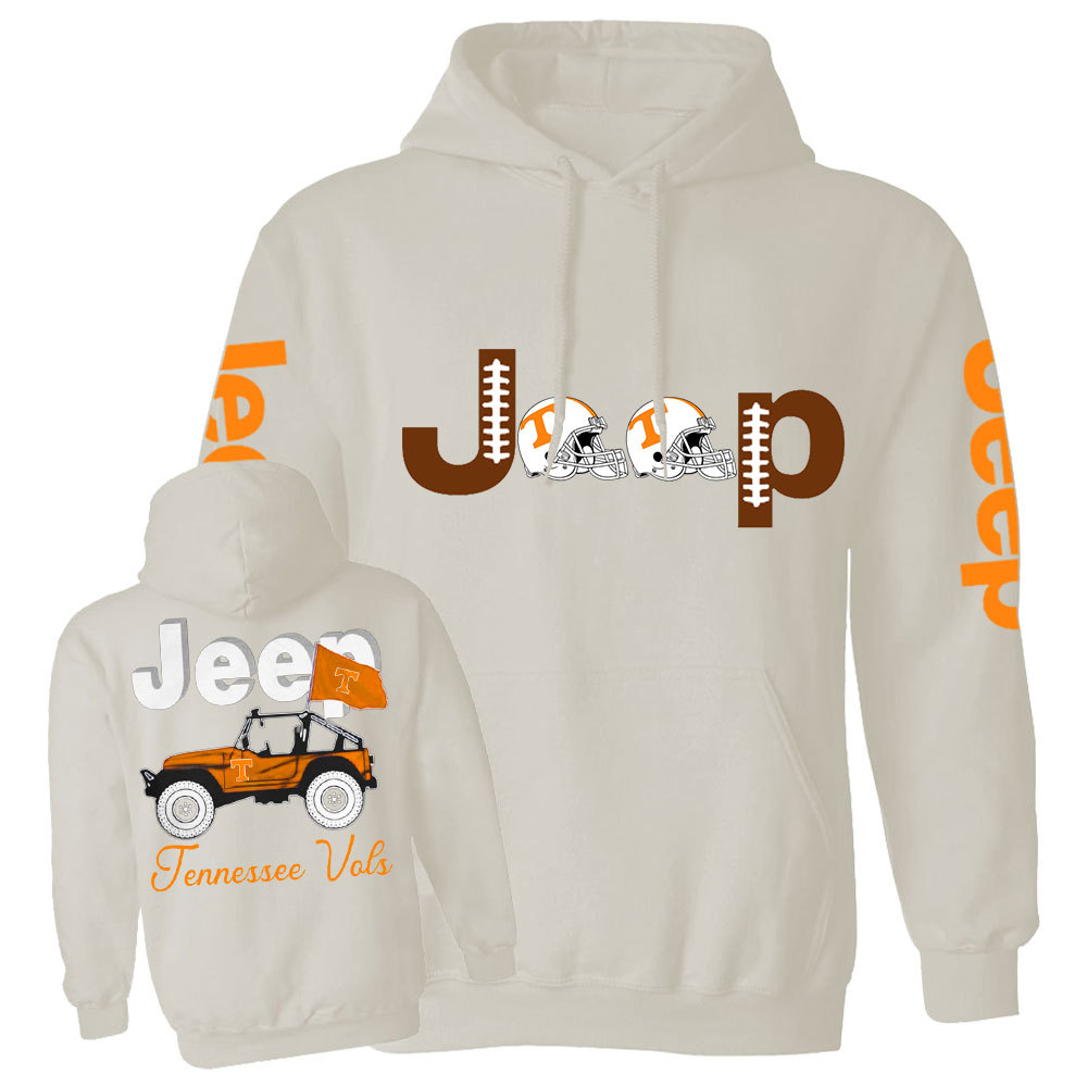 Jp Tennessee Football Flag Casual Hoodie