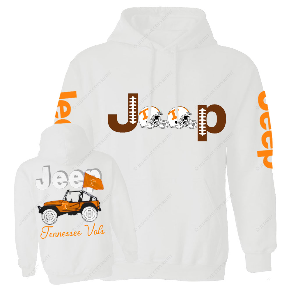 Jp Tennessee Football Flag Casual Hoodie