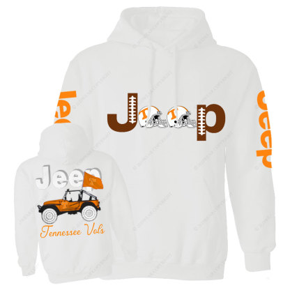 Jp Tennessee Football Flag Casual Hoodie