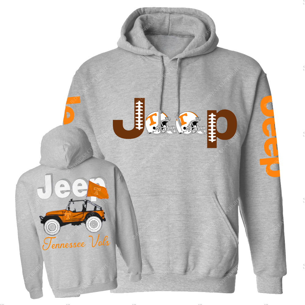 Jp Tennessee Football Flag Casual Hoodie