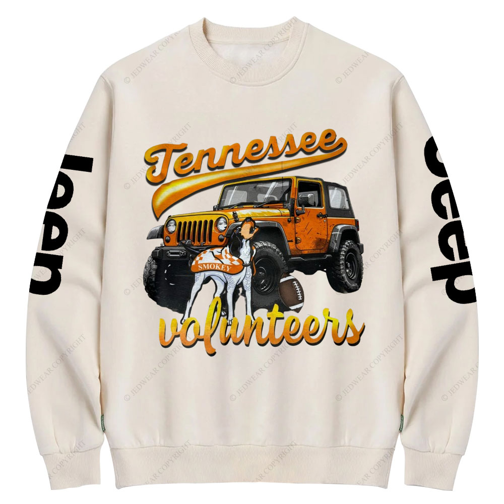 Tennessee Vols Orange Jp Crew Neck Sweatshirt