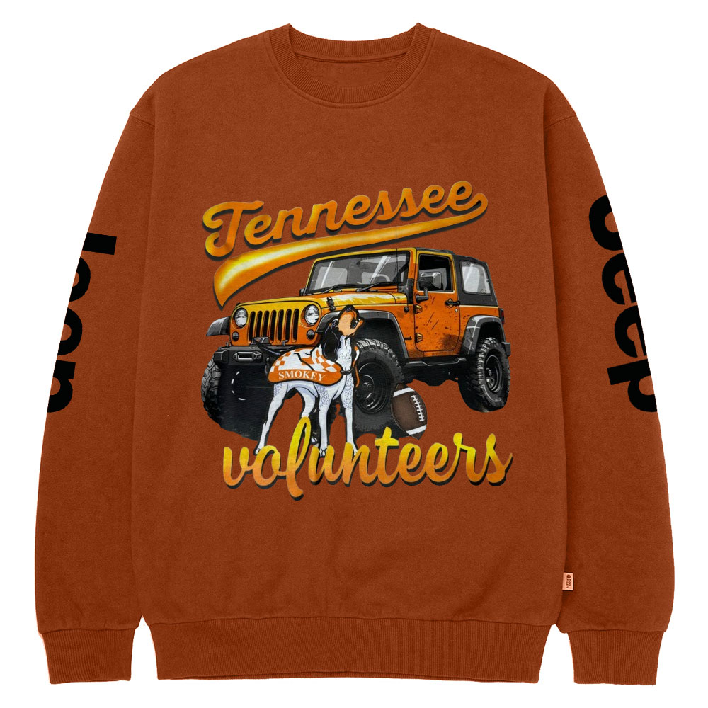 Tennessee Vols Orange Jp Crew Neck Sweatshirt