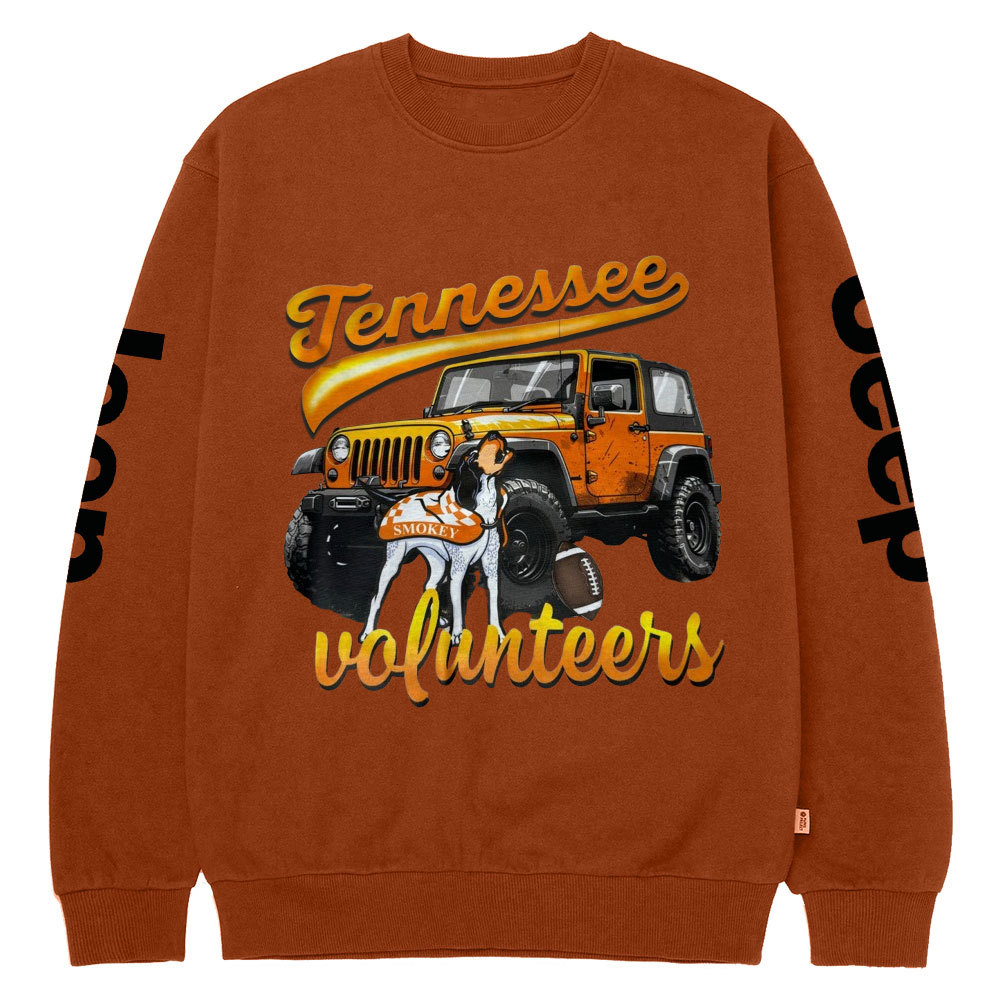 Tennessee Vols Orange Jp Crew Neck Sweatshirt