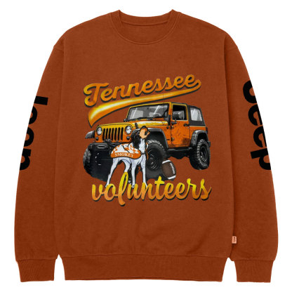 Tennessee Vols Orange Jp Crew Neck Sweatshirt