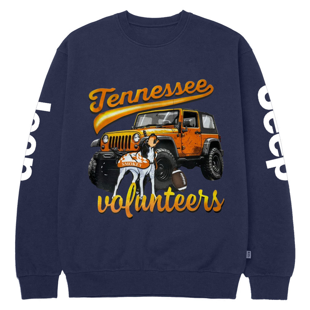 Tennessee Vols Orange Jp Crew Neck Sweatshirt