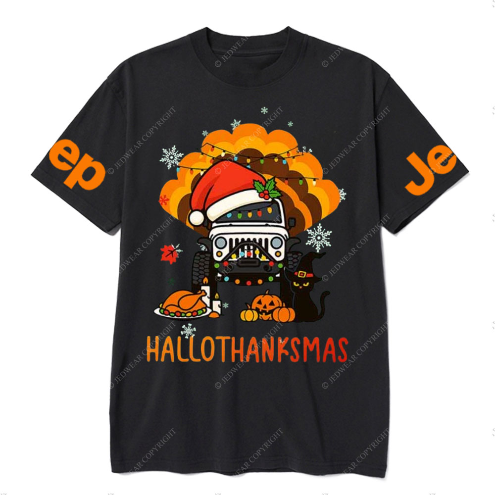 Happy Hallothanksmas Witch Turkey Jp T-Shirt