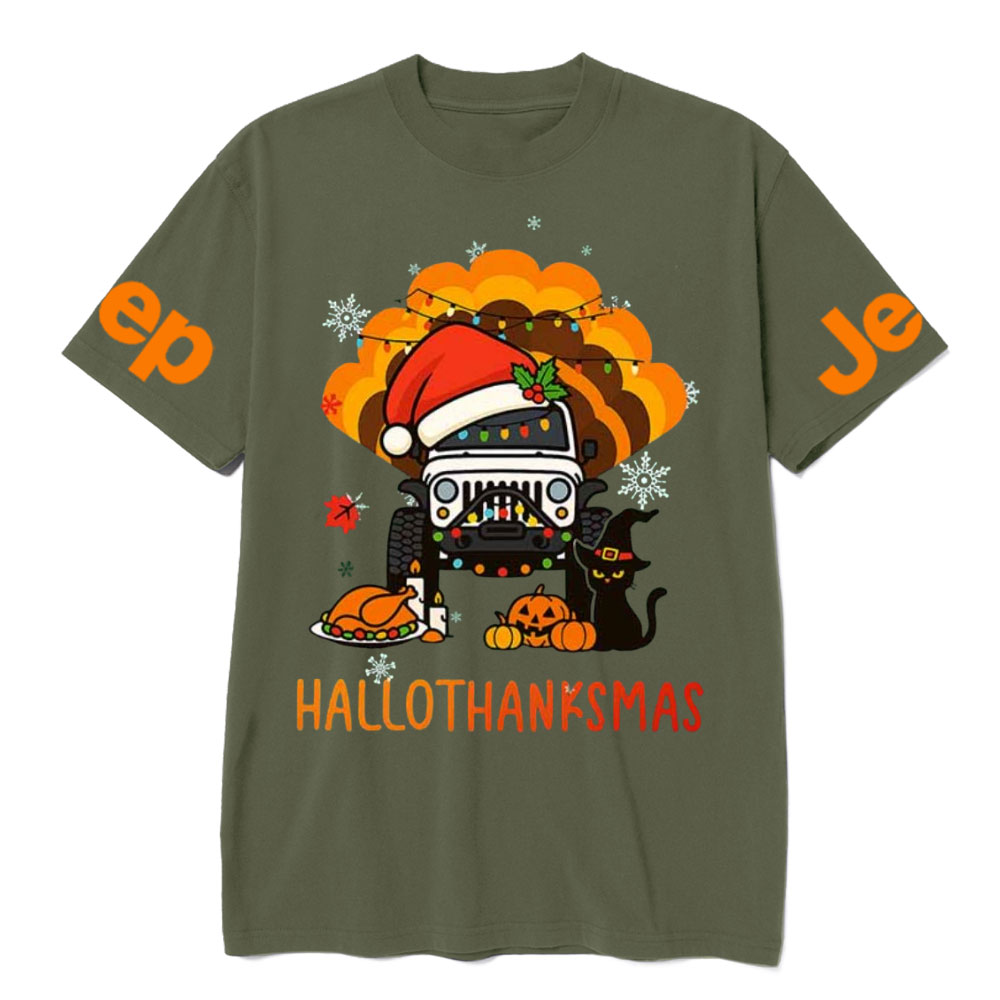 Happy Hallothanksmas Witch Turkey Jp T-Shirt