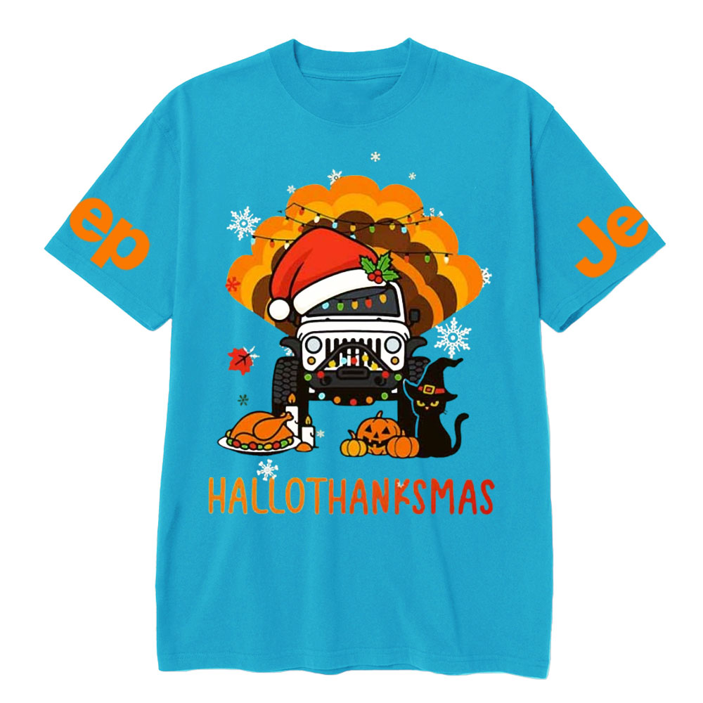 Happy Hallothanksmas Witch Turkey Jp T-Shirt