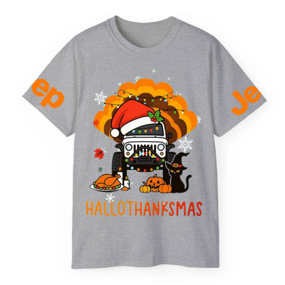 Happy Hallothanksmas Witch Turkey Jp T-Shirt