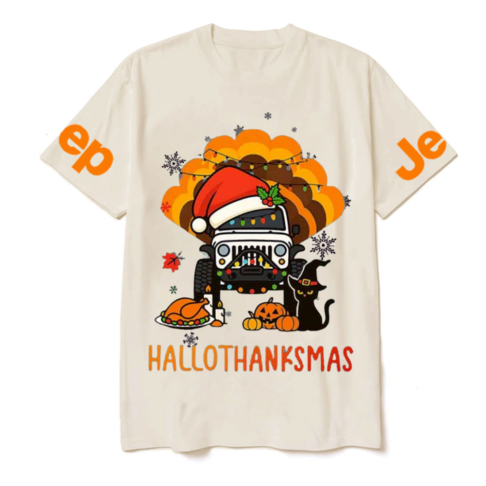 Happy Hallothanksmas Witch Turkey Jp T-Shirt