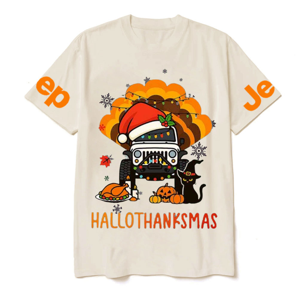 Happy Hallothanksmas Witch Turkey Jp T-Shirt