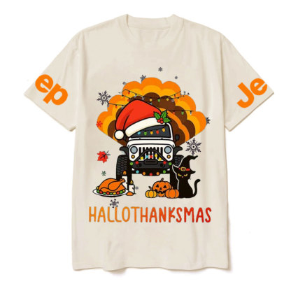 Happy Hallothanksmas Witch Turkey Jp T-Shirt