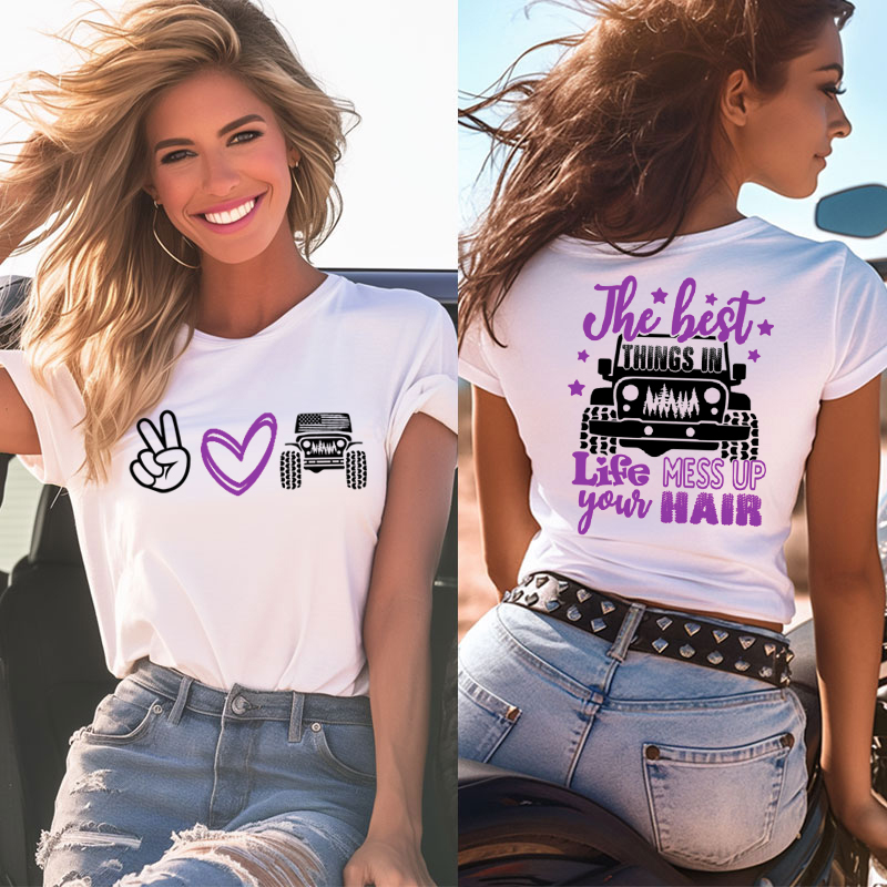 The Best Things In Life Mess Up Your Hair Jp Offroad T-Shirt