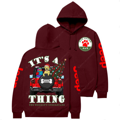 It's A Jp Thing Dog Lover Christmas Casual Hoodie